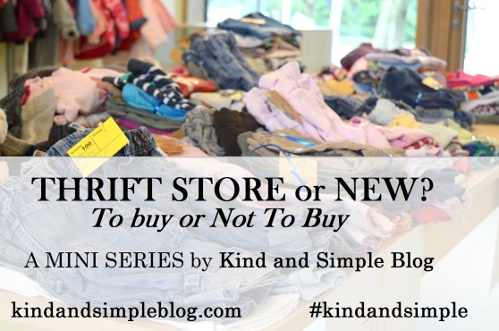thrift store or new - kind and simple blog